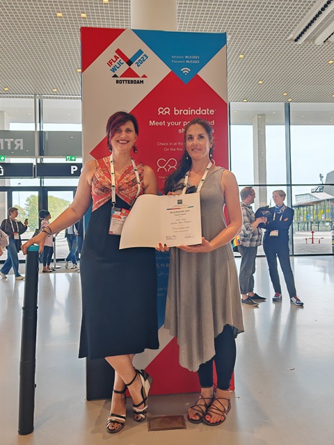 Karolina Zlatar Radigović i Jelena Lešaja s priznanjem