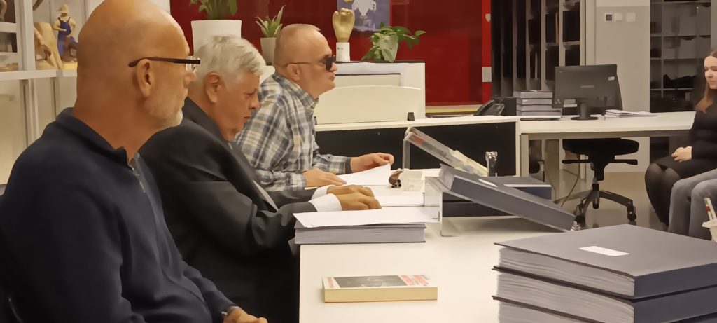 Vojin Perić, Pero Pažin i Andy Jelčić